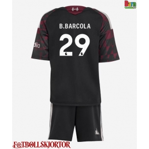 Liverpool Bradley Barcola #29 Tredje Kläder Barn 2026-27 Kortärmad (+ Korta byxor)
